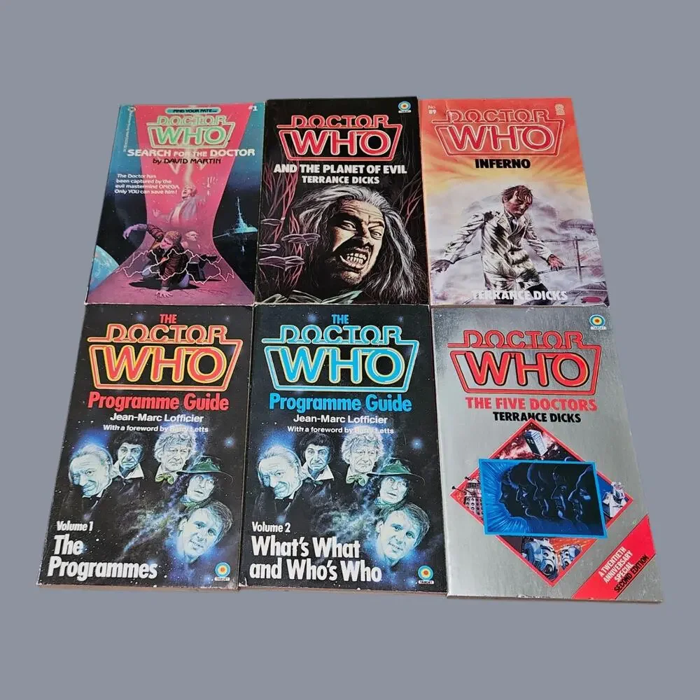 Vintage Doctor Who Paperback Book Lot Collection Target Books Sci-Fi 26 Books